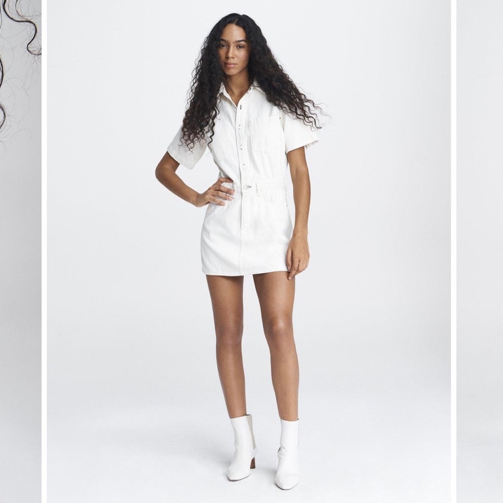 Rag & Bone shirt dress off white NWT